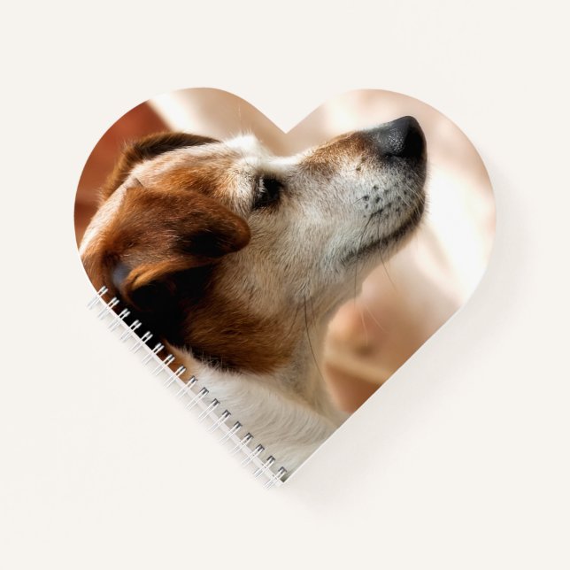 JACK RUSSELL TERRIER DOG NOTEBOOK (Front)