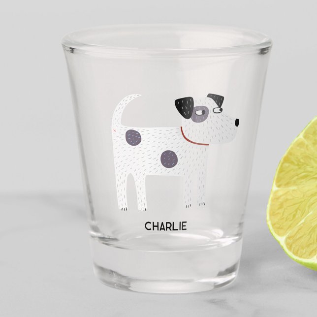 Jack Russell Terrier Dog Personalised Shot Glass (Creator Uploaded)