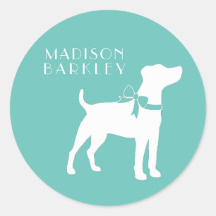 Jack Russell Terrier Dog Puppy Classic Round Sticker