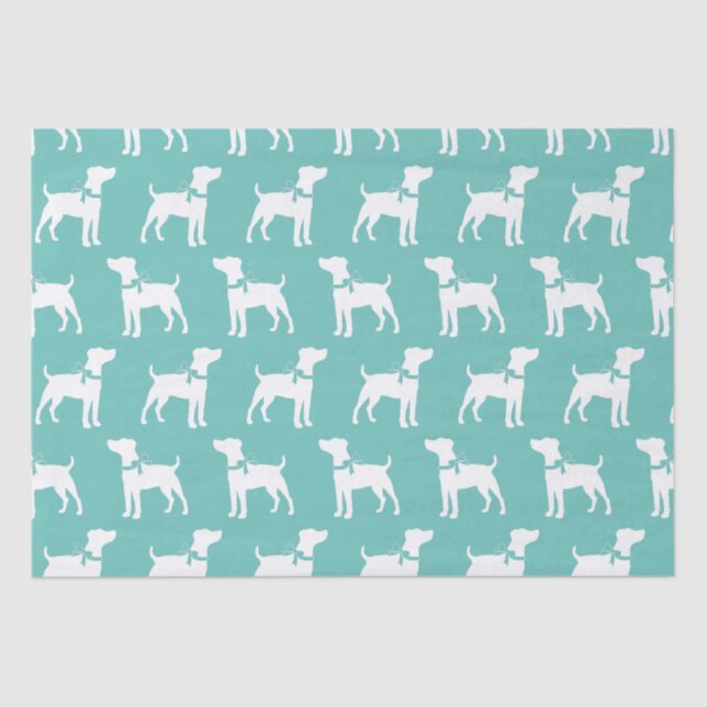 Jack Russell Terrier Dog Puppy Tissue Paper (Front)