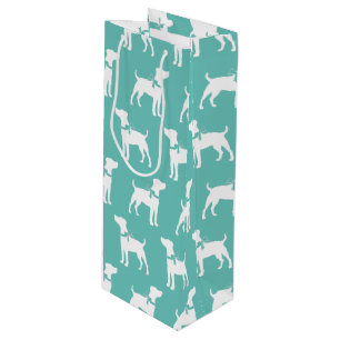 Jack Russell Terrier Dog Puppy Wine Gift Bag