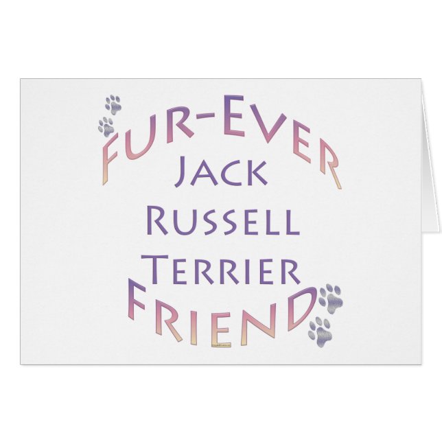 Jack Russell Terrier Furever (Front Horizontal)