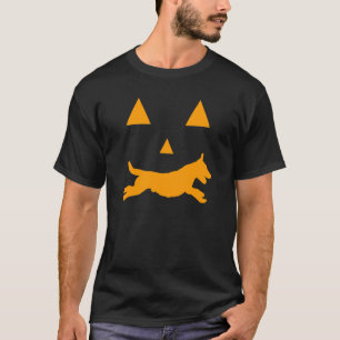 Jack Russell Terrier Halloween Spooky Face Dog Cl T-Shirt