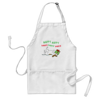 Jack Russell Terrier Happy Christmas Standard Apron
