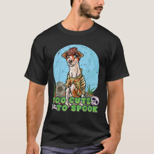 Jack Russell Terrier Happy Halloween Costume Zombi T-Shirt