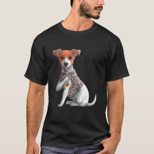 Jack Russell Terrier I Love Mum Tattoo Dog Mother' T-Shirt