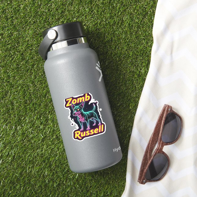 Jack Russell Terrier JRT Zombie Dog Halloween Esse (HydroFlask Insitu)