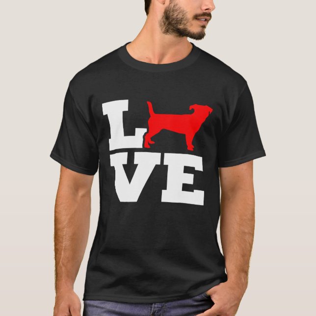 Jack Russell Terrier Love  1    T-Shirt (Front)