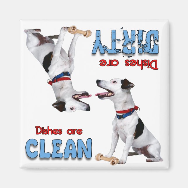 Jack Russell Terrier Lover Dishwasher Magnet (Front)