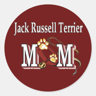 Jack Russell Terrier MOM Gifts Classic Round Sticker