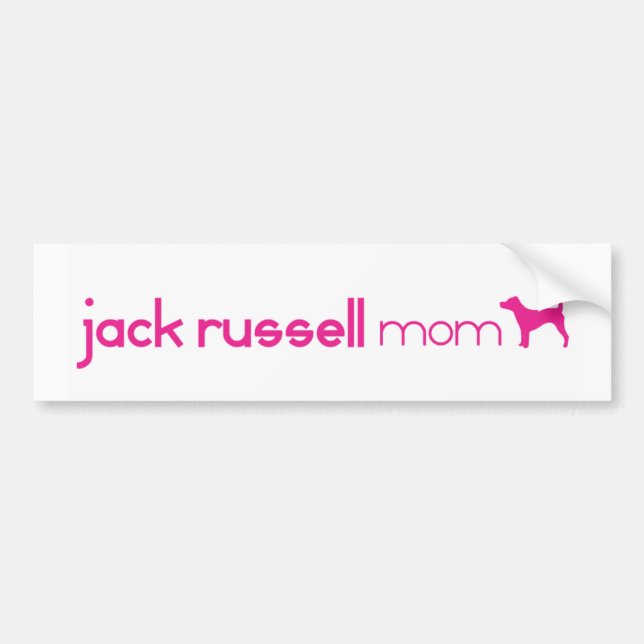 Jack Russell Terrier Mum Bumper Sticker (Front)