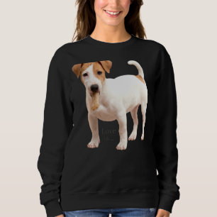 Jack Russell Terrier Mum Dad Women Men Kids Love Sweatshirt