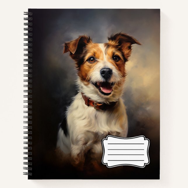 Jack Russell Terrier Notebook (Front)
