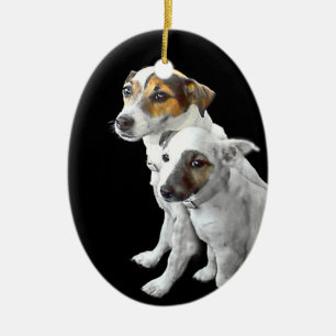 Jack Russell Terrier Ornament Two