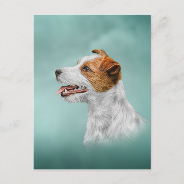 Jack Russell Terrier Postcard (Front)