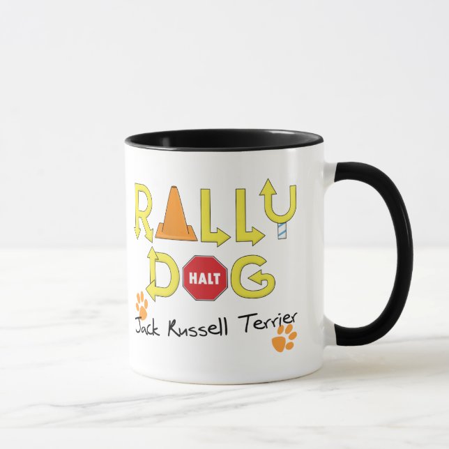 Jack Russell Terrier Rally Dog Mug (Right)