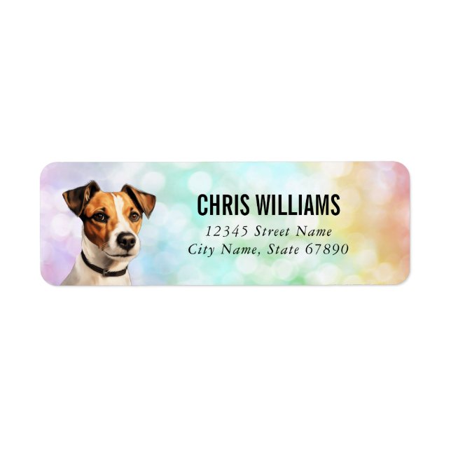 Jack Russell Terrier Return Address Labels (Front)