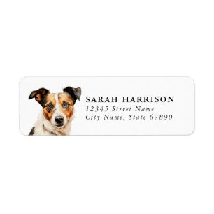 Jack Russell Terrier Return Address Labels