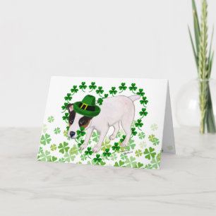 Jack Russell Terrier St. Patrick's Day Card