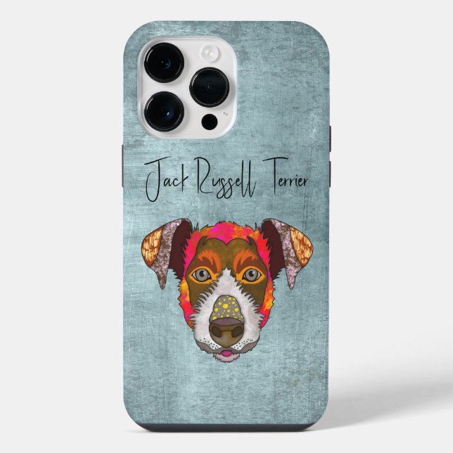 Jack Russell Terrier Ugly Face  iPhone Case (Back)