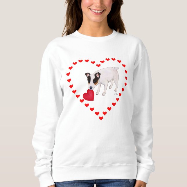 Jack Russell Terrier Valentine Shirt (Front)