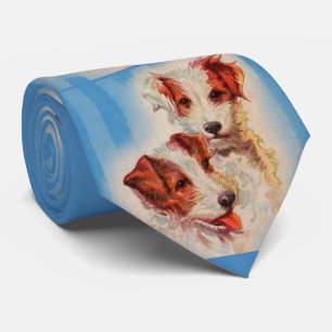 Jack Russell terriers print Tie