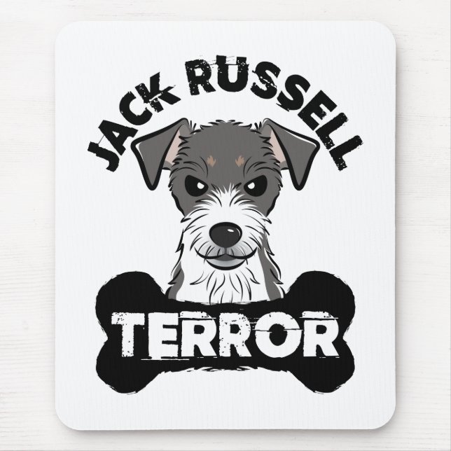 Jack Russell Terror Funny Parsons Terrier Dog Mouse Pad (Front)