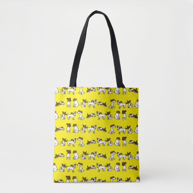 Jack Russell Tote Bag (Front)
