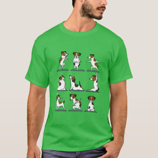 Jack Russellerrier Yoga boy T-Shirt