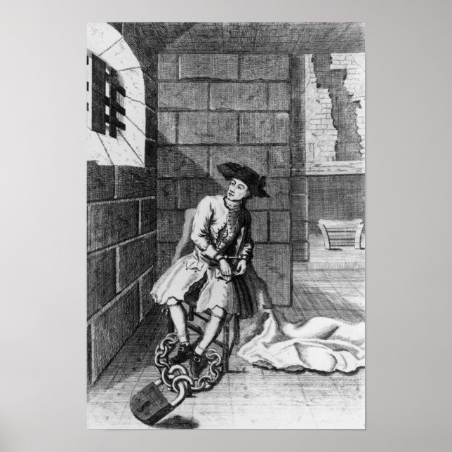 Jack Shepperd in Newgate Prison, 1724 Poster (Front)