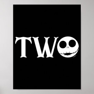 Jack Skellington First Birthday Two Baby Poster