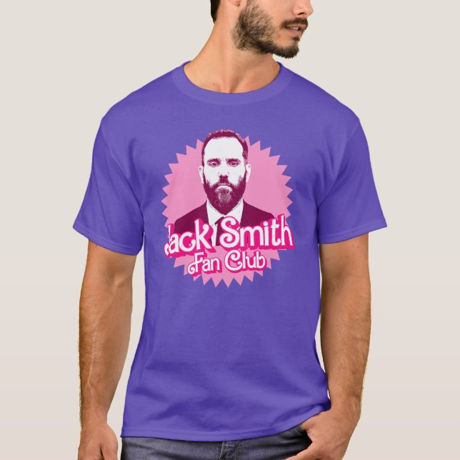 Jack Smith Fan Club in Pink T-Shirt (Front)