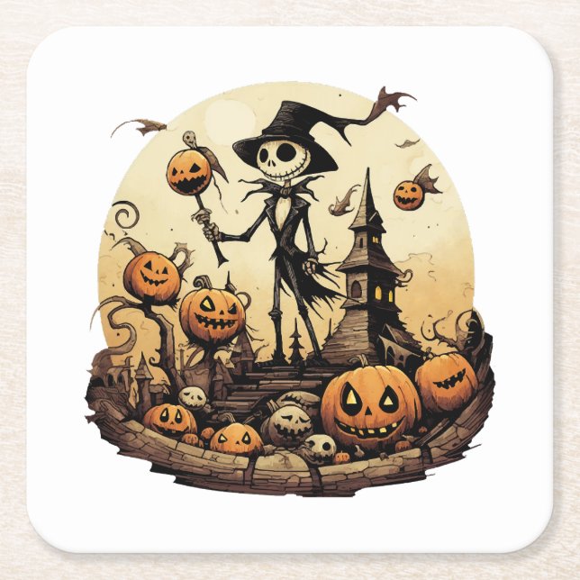 JACK SQUARE PAPER COASTER (Front)
