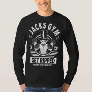 Jack The Ripper Fitness & Exercise Gym Motivation  T-Shirt