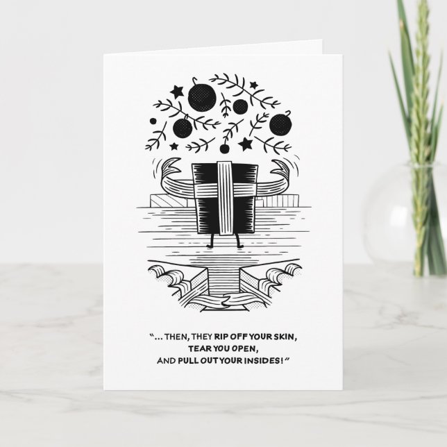 Jack the Ripper Holiday Card (Front)