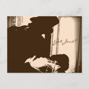 Jack the Ripper themed postcard