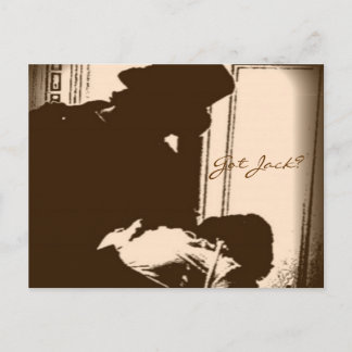 Jack the Ripper themed postcard