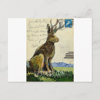 Jackalope #2 by James J. Froese Postcard