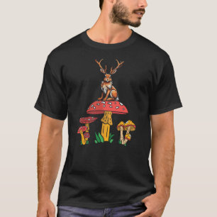 Jackalope Animal Mushroom Jackalope T-Shirt