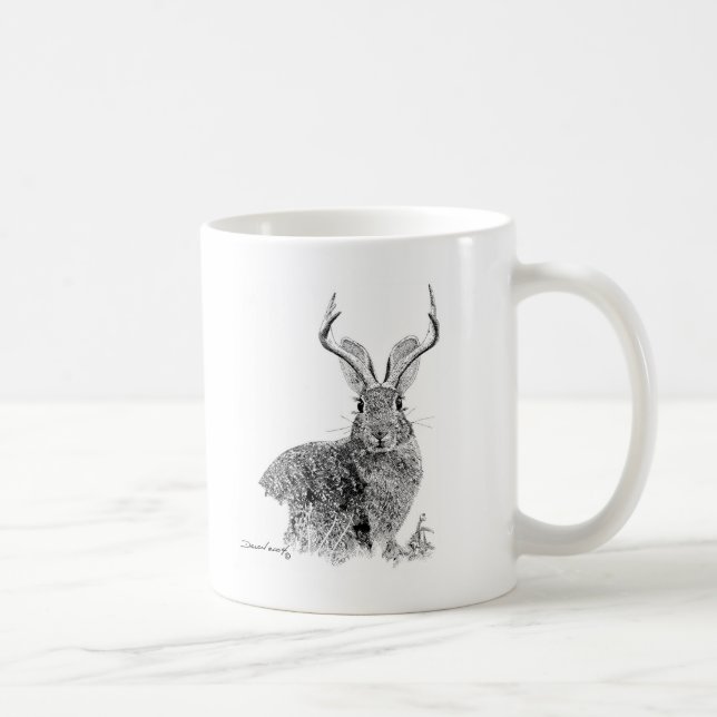 Jackalope Coffee Mug (Right)