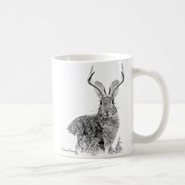 Jackalope Coffee Mug (Right)
