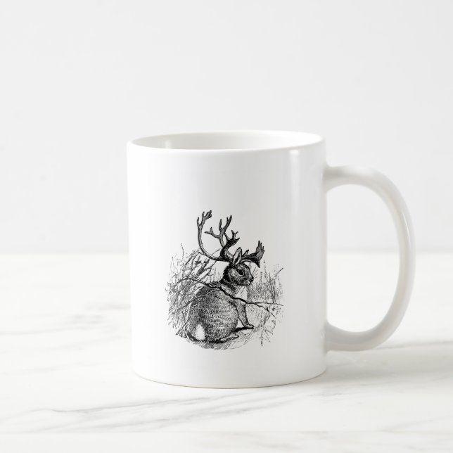 jackalope coffee mug (Right)