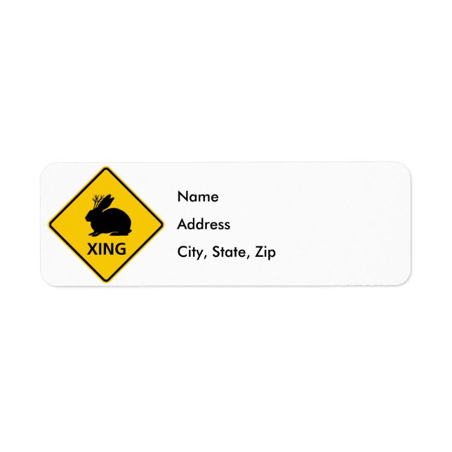 Jackalope Crossing Highway Sign (Front)
