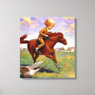 "Jackanapes" by Jessie Willcox Smith Canvas Print