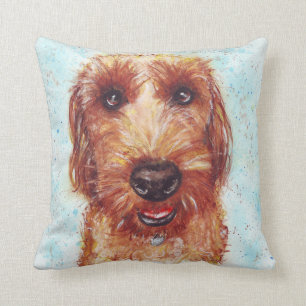 Jackapoo Portrait Cushion