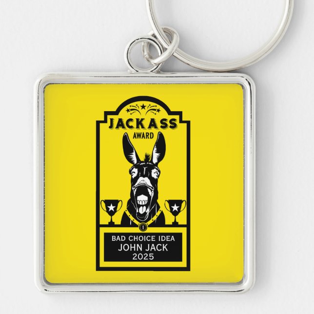 Jackass Award Key Ring (Front)