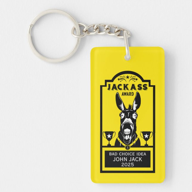 Jackass Award Key Ring (Front)