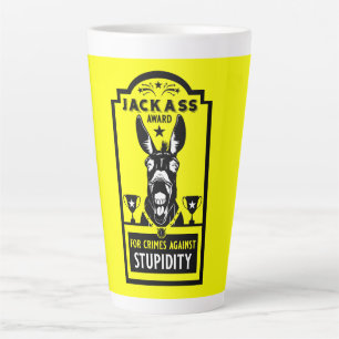 Jackass Award Latte Mug