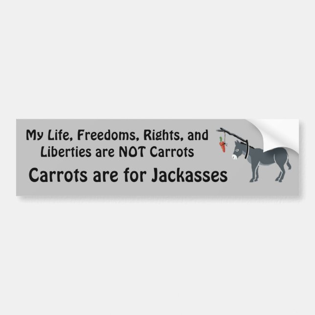 Jackass Bumper Sticker (Front)
