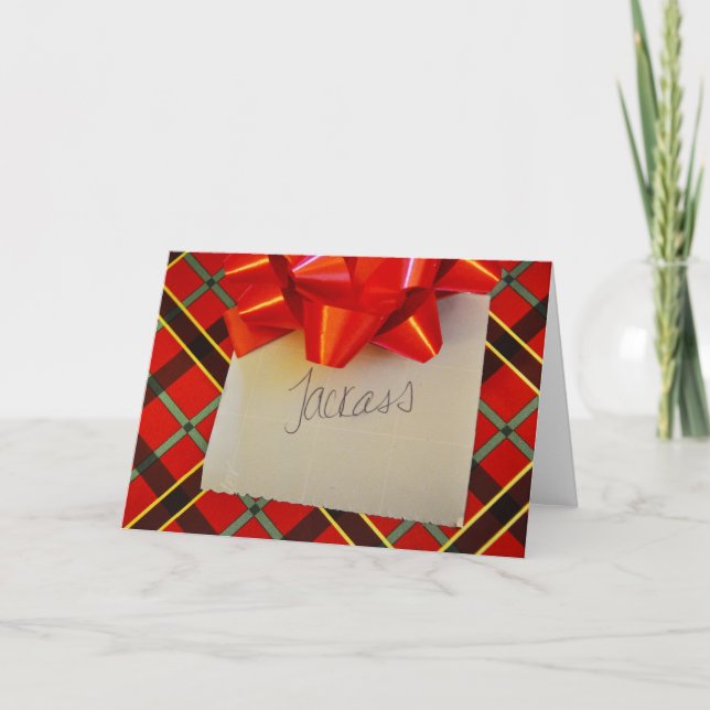 Jackass Holiday Card (Front)